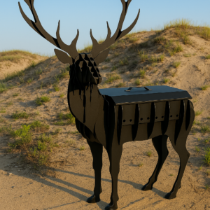 Gyvūno formos šašlykinė : Elnias