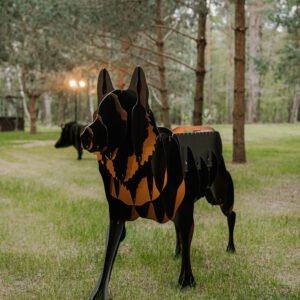 Gyvūno formos šašlykinė : Vilkas